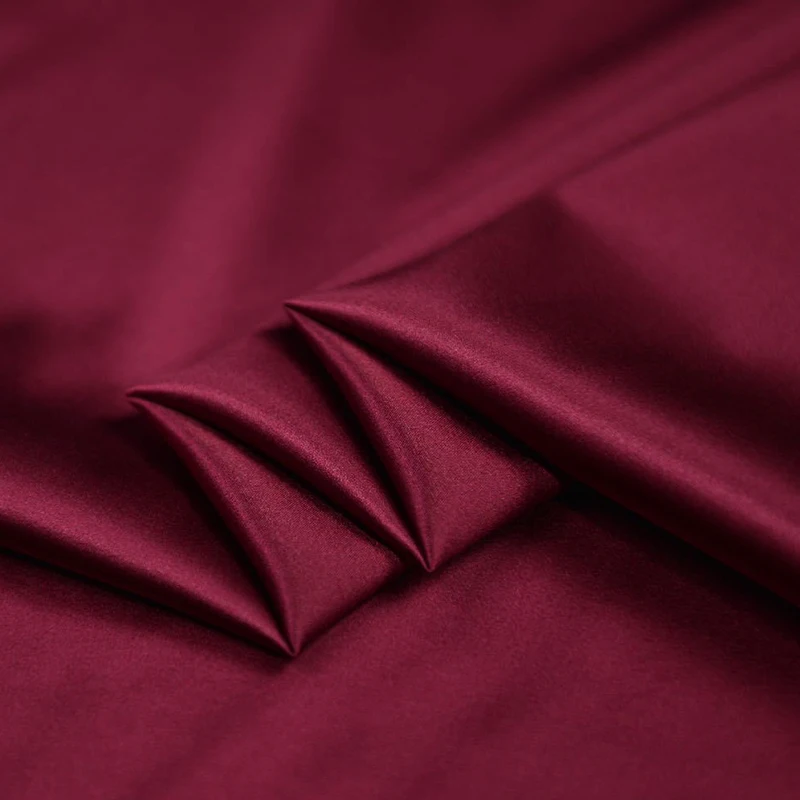 
New Arrival Stretch Satin Silk 95%Silk 5%Spandex Manufacturer For Women Dress Pajamas 