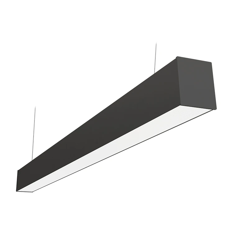 
DALI dimmable 1200mm 31W Linkable LED prismatic pendant linear light 
