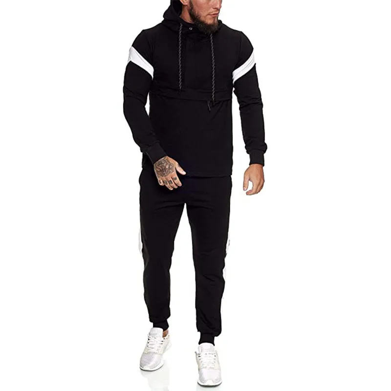 

Mens Hip Hop Dance Jogging TrackSuit Running Training Bottom and Hoodie Set