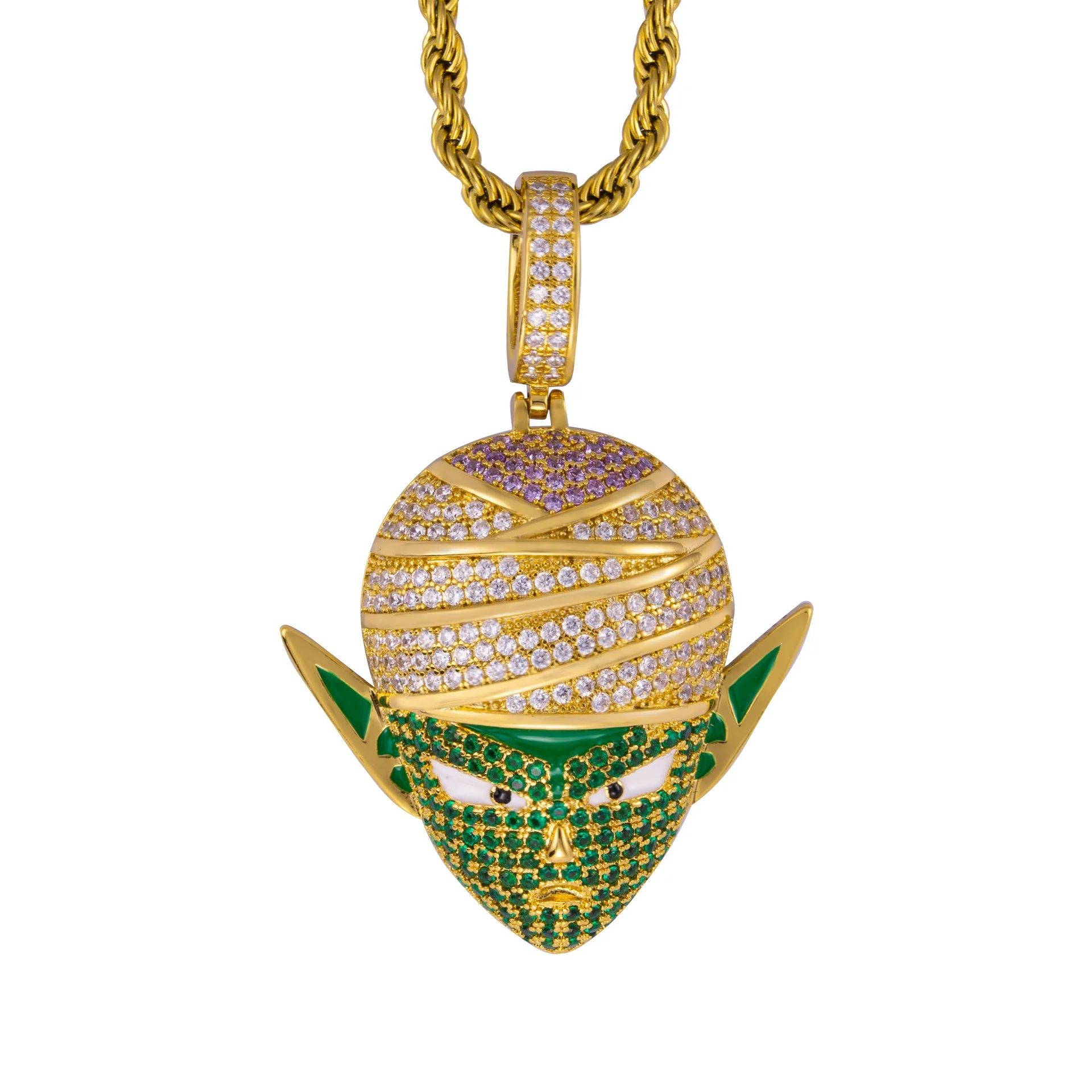 

Drop Shipping No Moq Beaky the Great Pendant Diamonds Iced Out 14K Gold Plated Beaky the Great Pendant