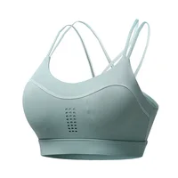 

Beauty Back Shock-Proof Running Fitness Gathered Sexy Unwired Trackless Yoga Bra