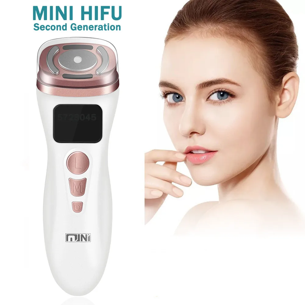 

face rejuvenation massage face lifting tightening microcurrent vibration neck led rf home mini HIFU face device