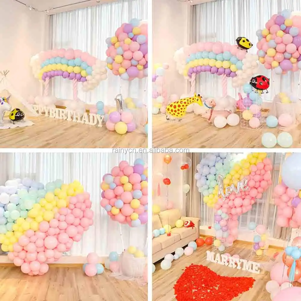 130 pieces unicorn balloon garland arch