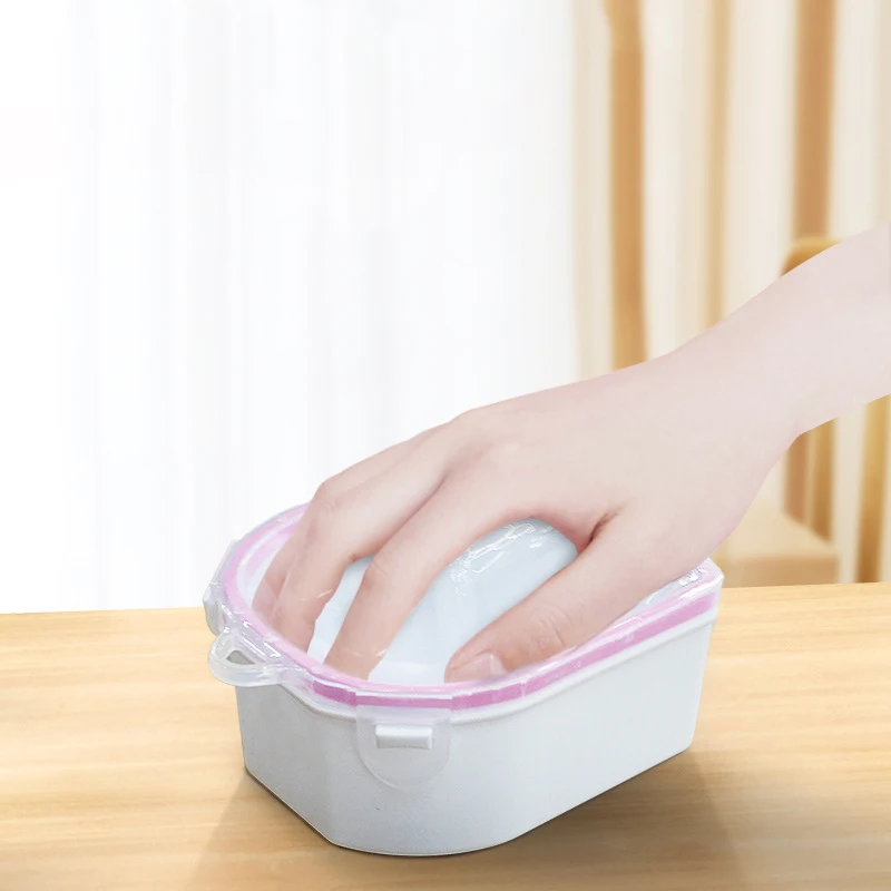 

Nail Supplies Wholesale Nail Polish Remover Cleaning Finger Soak Tray Spa Tools Nail Soak Bowl