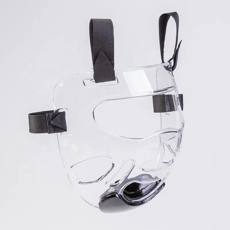 

Clear removable Karate Helmet face shield taekwondo face mask, Transparent