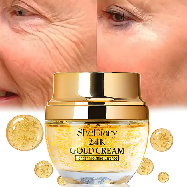 

oem vitamin c anti aging wrinkle puffiness dark spot removerkojic acid extra lightening creamwhitening 24k gold face cream