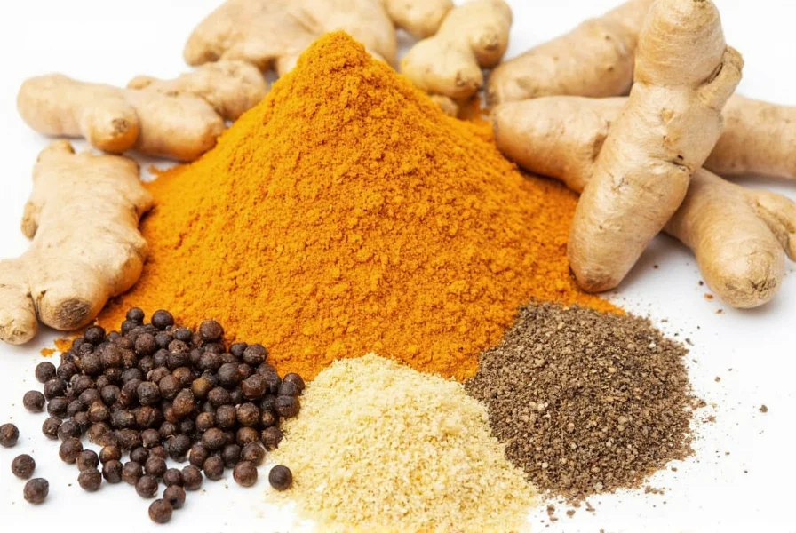 Turmeric ginger black pepper supplement comparison