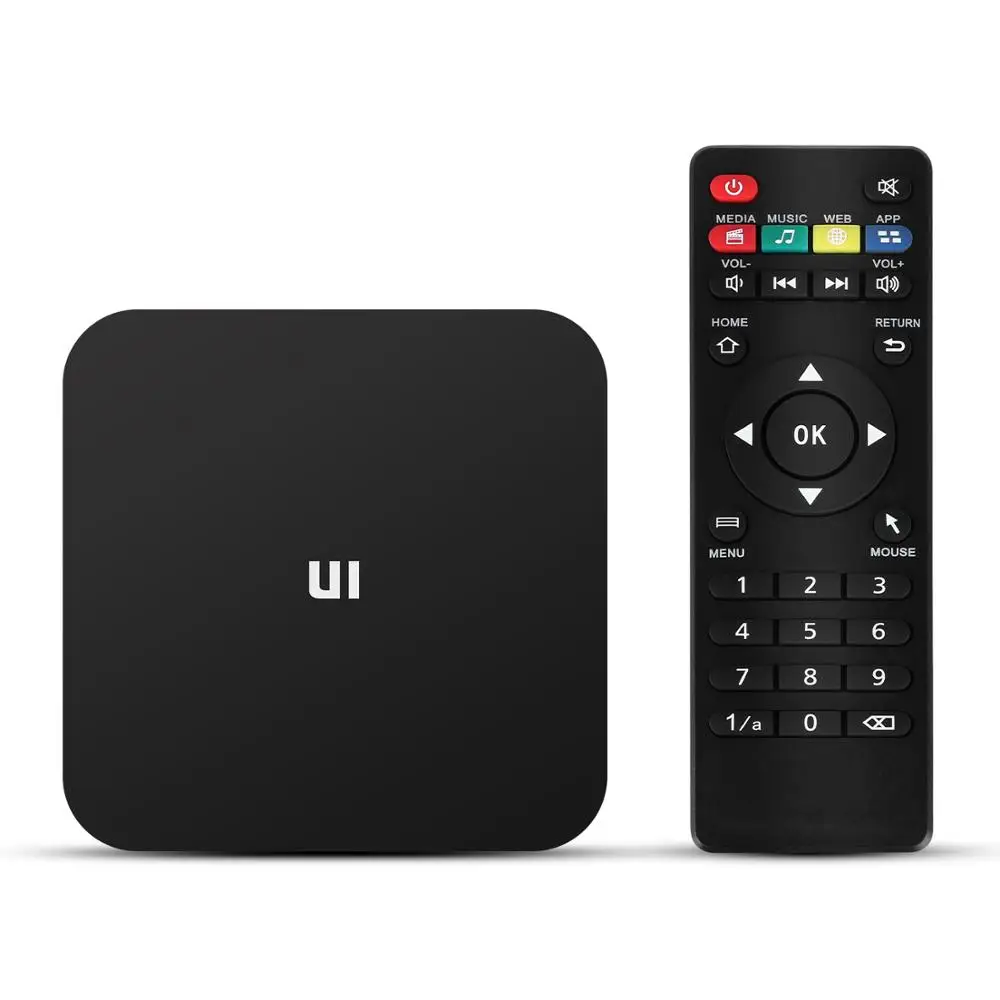 

Android TV Box 9.1, Streaming Media Player with 2GB RAM 16GB ROM S905W Quad Core 2.0G Support H.265 HEVC HD freeview box