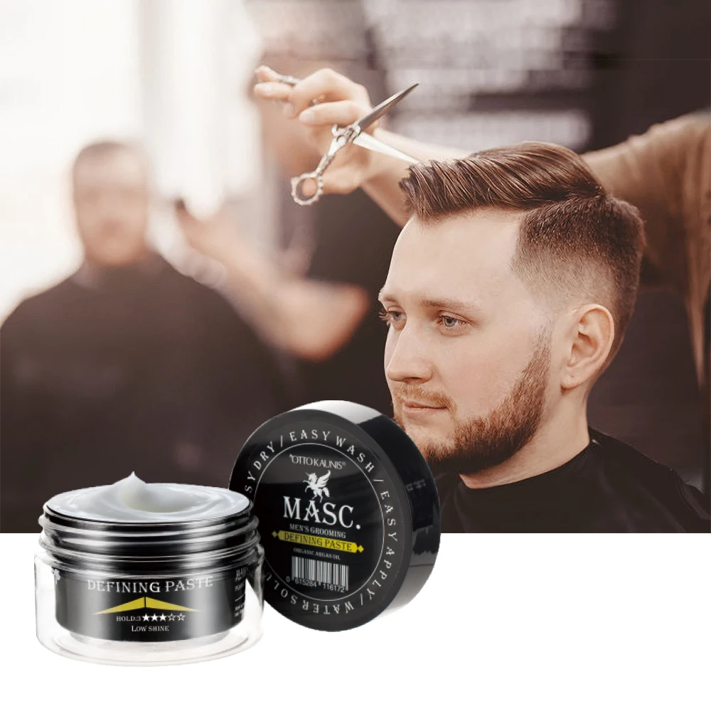 

Wholesale hair styling products men daily use argan oil easy dry wax Defining Paste