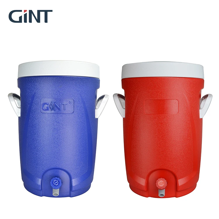 

GiNT 20L Made in China Factory Direct Outdoor Camping Ice Water Cooler Jug Insulated Round Plastic Ice Coolers for Holiday, Customized color