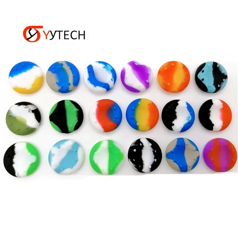 

SYYTECH Hot High Quality Oil Injection Colorful Game Controller Joystick Thumb Button Cap for PS5 PS4 Video Game Accessories, Various kinds of color option