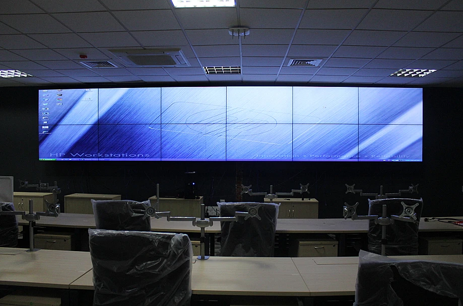 Indoor Lcd Video Wall Display 2k 4k Multi Panel Tv Mount Uhd Fhd 1080p