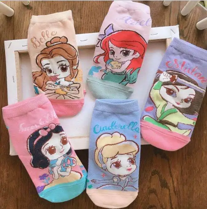 

Spring Summer princess Cotton Cartoonize Ladies Cute Animal Ankle Anime Short Socks Boat calcetas dibujos animados Socks Women