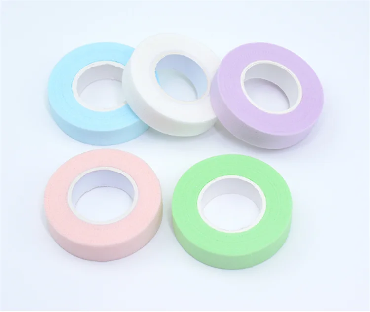 

Wholesale Eyelash Extension Adhesive Pink Paper Micro Foam Eyelash Tape, 5 color