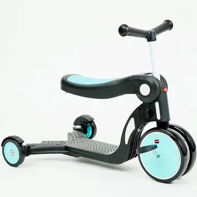 

Children's scooters balance bike 1-6-year-old multi-functional kids tricycles, Red, yellow, blue