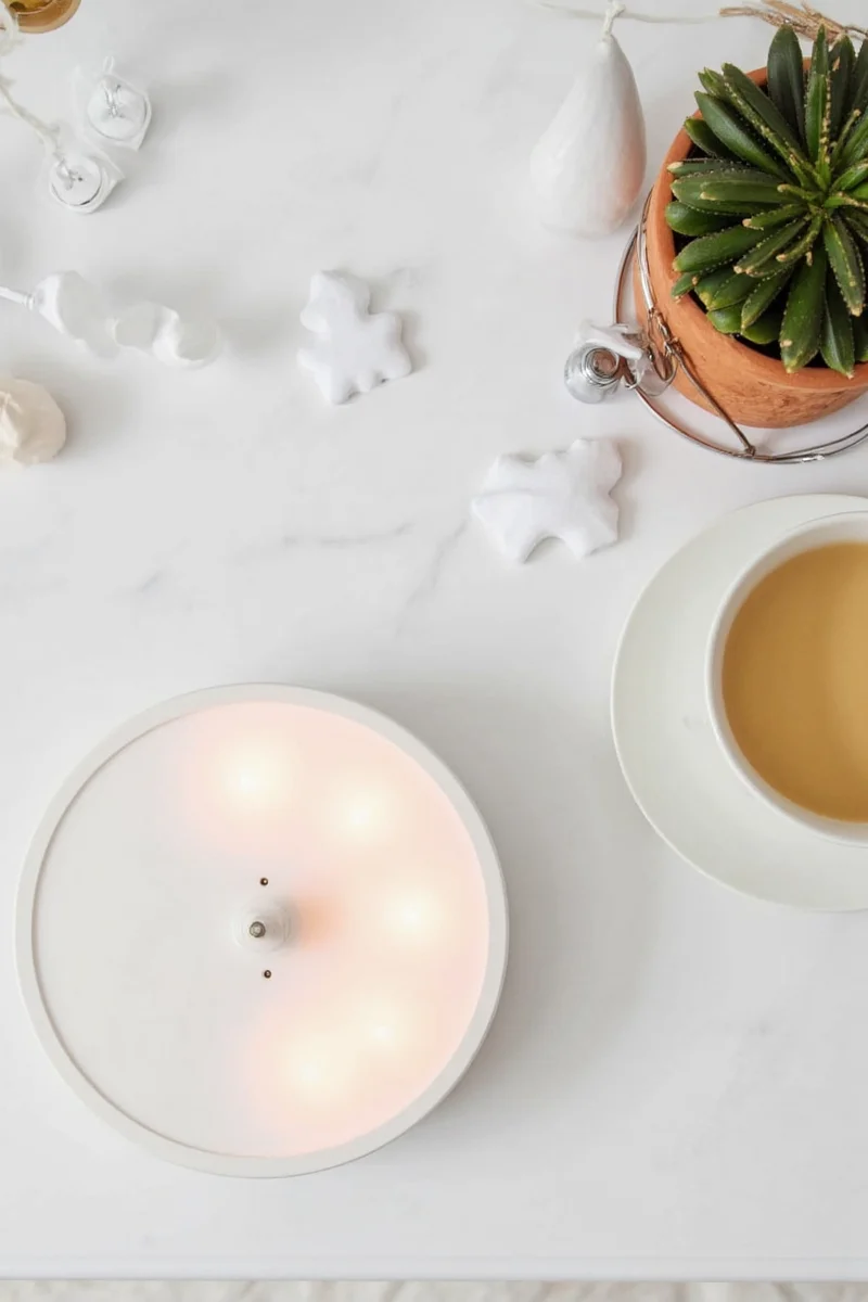 ECOFLOW Delta Mini powering multiple devices including lights