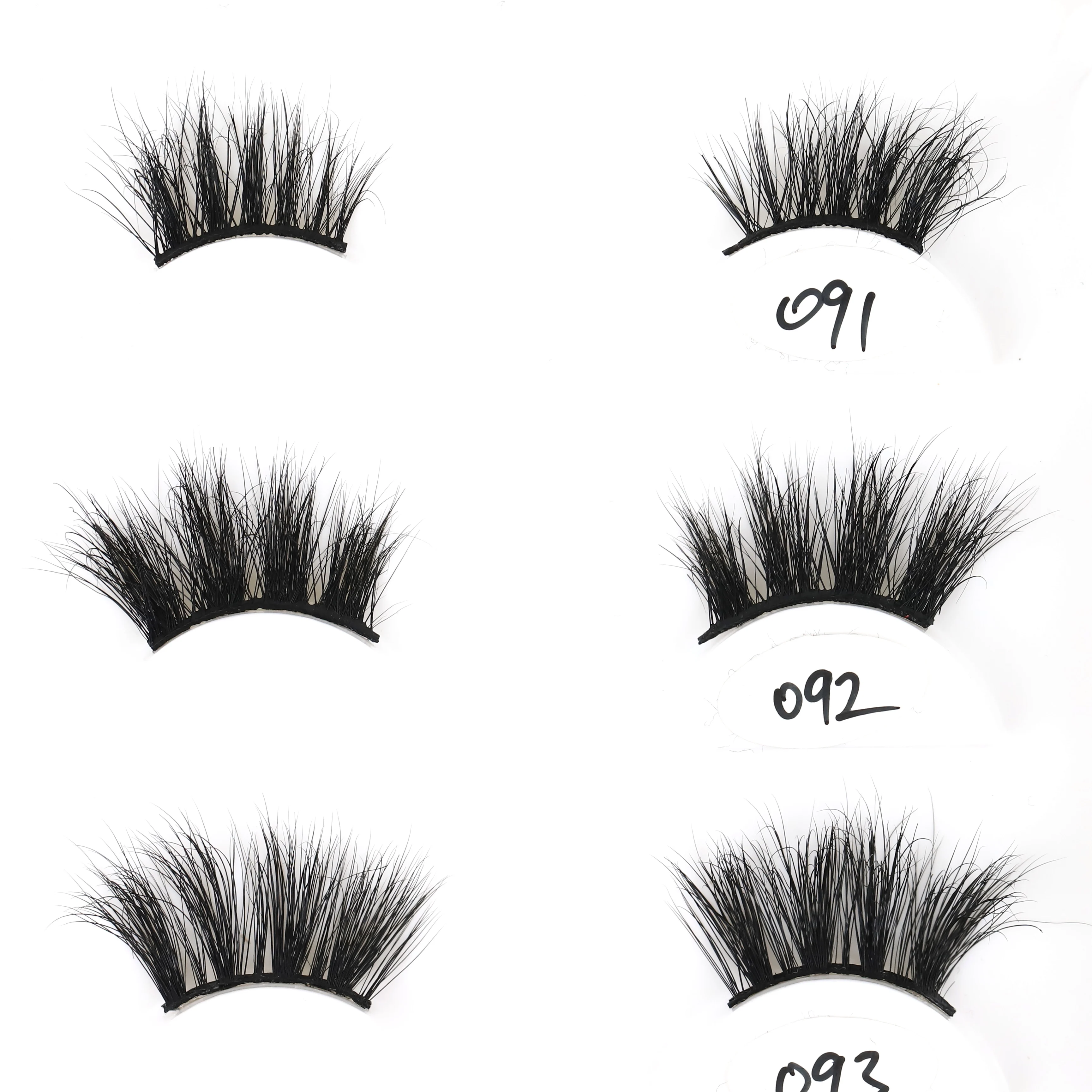 

Customized your brand wholesale individual strip accent lash O series half band 3d mink eyelashes false