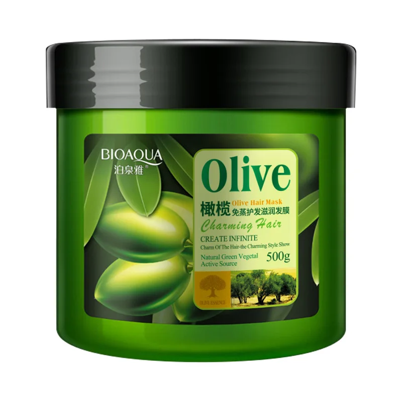 

Organic Keratin Black Hair Olive Oil Deep Repairing Hair Treatment Mask For Damaged Hair