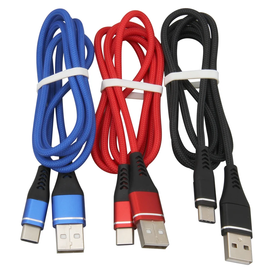 2M USB Type C Fast Charging Cable USB-C Charger Data Wire Cord For Samsung S10 Plus Huawei P20 P30 Pro LG G50 Type-C Charger - ANKUX.COM