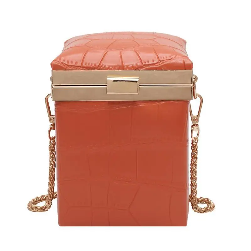 

High Quality New summer small bag women fashion new fashion cross-body chain box small square bag