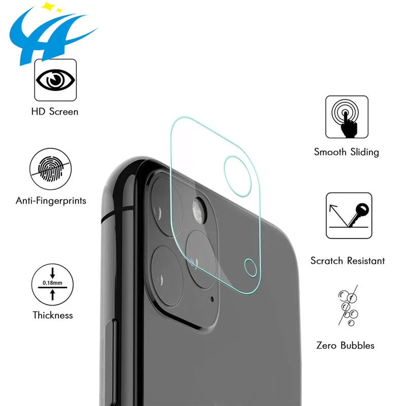 For Iphone 11 Pro Max Camera Screen Protector,Luxury 3d Lens Tempered
