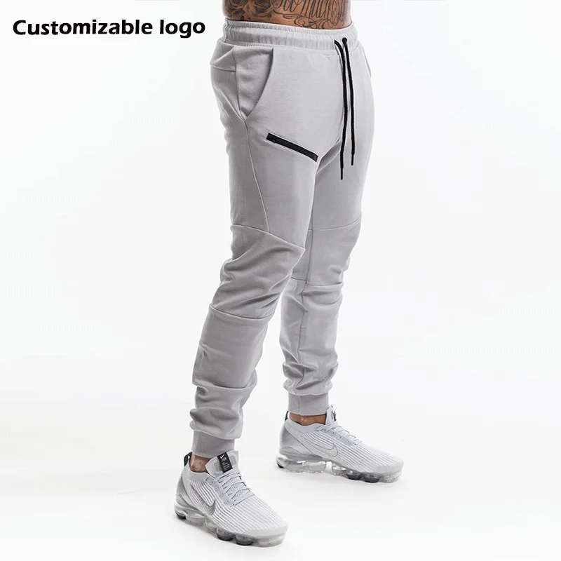 

Custom Wholesale Workout Fitness Sweatpants Tapered Slim Fit Gym Cotton Jogger Track pants Man, Colors