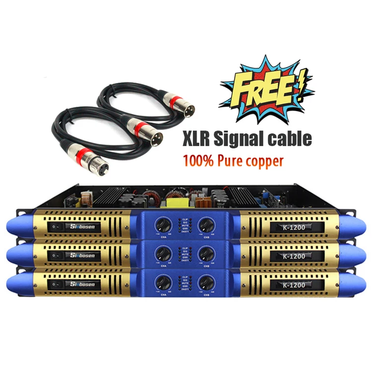 

Karaoke power amplifier K-1200 professional 2 channel digital amplifier board for full range speaker