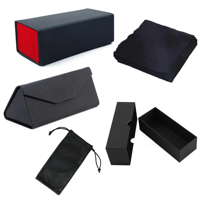 

Hot Selling Glasses Case Custom Logo Glasses Cloth Bag Glasses Cleaning Cloth Combo Set