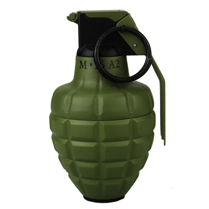 

Rechargeable Lighter Dual Arc Military Model M26A2 Grenade Creative Usb Electric Lighter