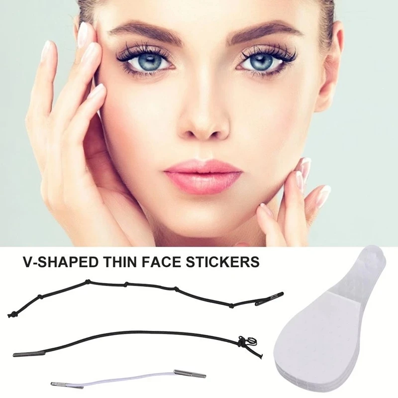 

Face Neck Secret Lift Tapes Refill Facial Line Wrinkle Flabby Skin V-shape Face Lift, Brown/beige/dark brown/black