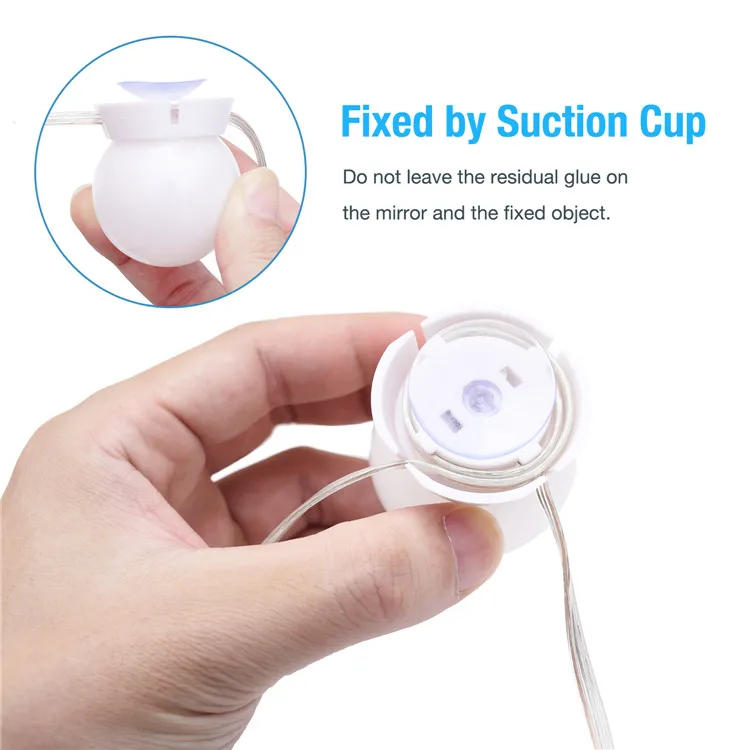 
Hollywood Style Makeup Mirror Vanity Bulbs Kit USB Cable Power Supply Vanity Mirror Lights Kit Led Mirror Lights 