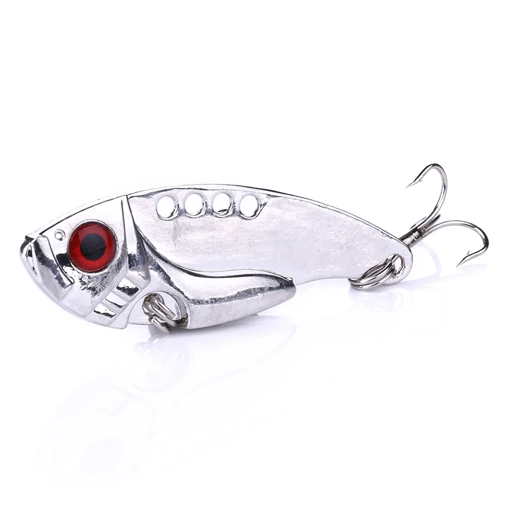 Hengjia VIB Metal Blade Fishing Lure Hard Crank Bass Minnow Bait for River Lake Stream Fishing
