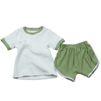

Wholesale fashionable kids clothing short sleeve boy baby clothes sets