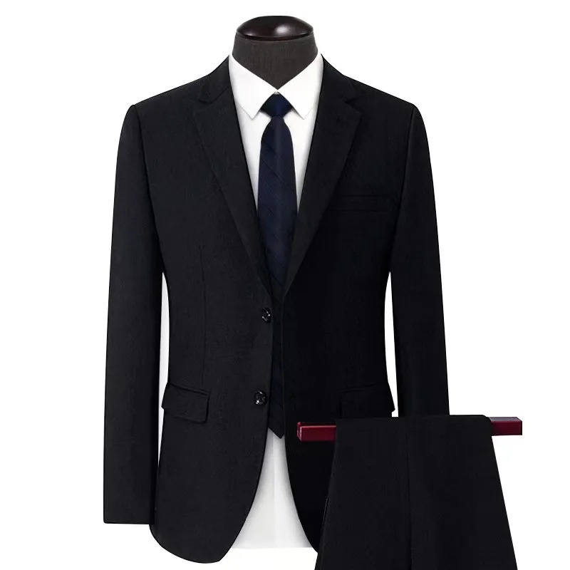 

ST044 Autumn Korean version of men's self-cultivation single button professional formal suits high-end men's business suits