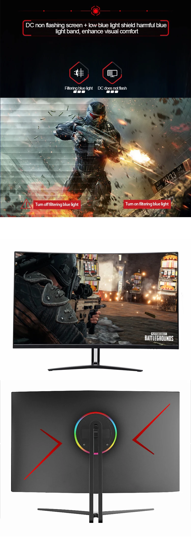 Mecer Cheap 1ms 144hz 32 Inch Gaming Curved Monitor 2k 144hz Curved Gaming Monitor Buy 22 Inch