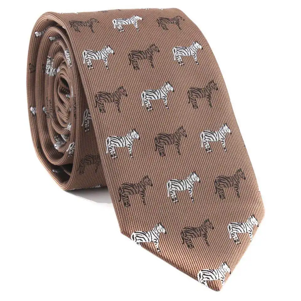 

Custom logo high-end fashion new style school tie male neckties ties men polyester