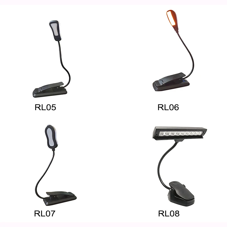 Mini Night Light Rechargeable USB LED Book Light Extra Bright Easy Clip On Reading Light With 3 Brightness Settings
