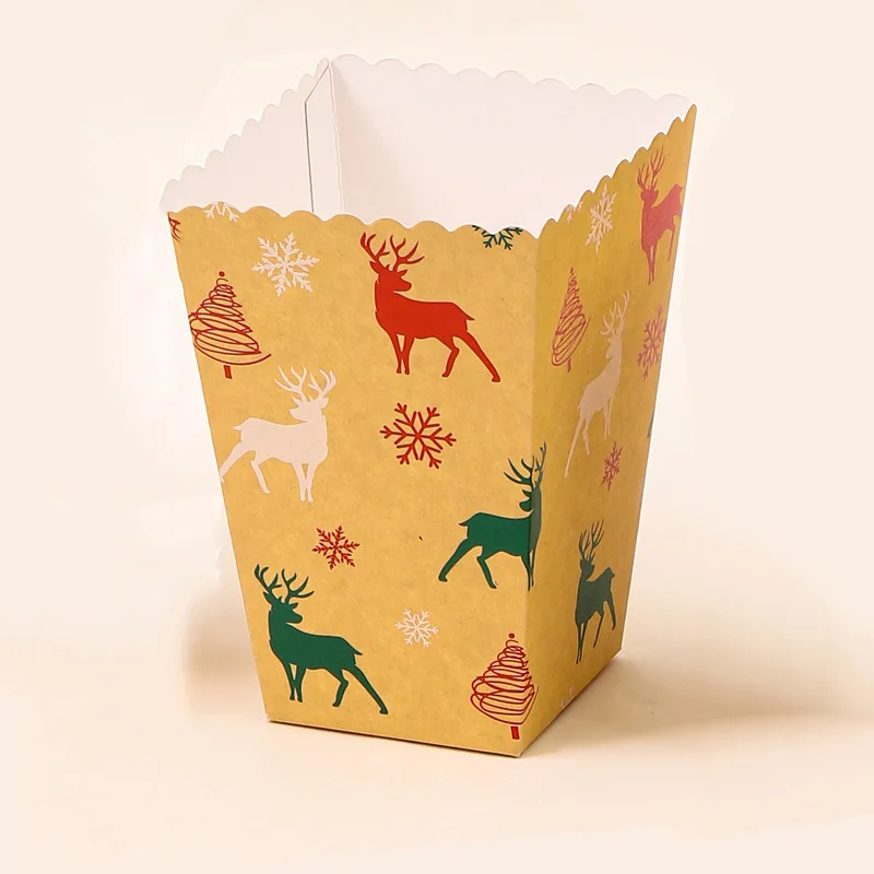 

Custom Printing Eco-Friendly Foldable Paper Popcorn Packaging Box