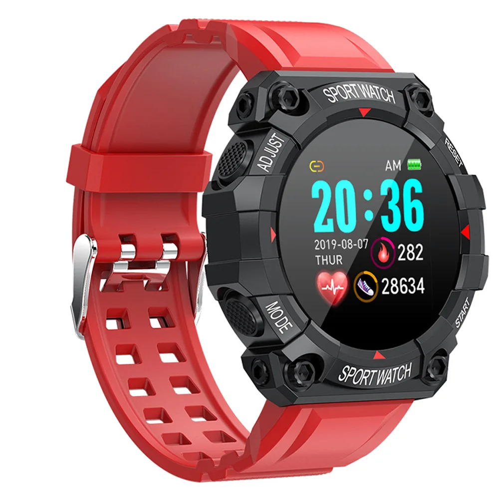 

2021 Sports Tracker FD68 0.96 inch Color screen BT Call Smart Watch band Men Blood Pressure Waterproof Reloj Smartwatch