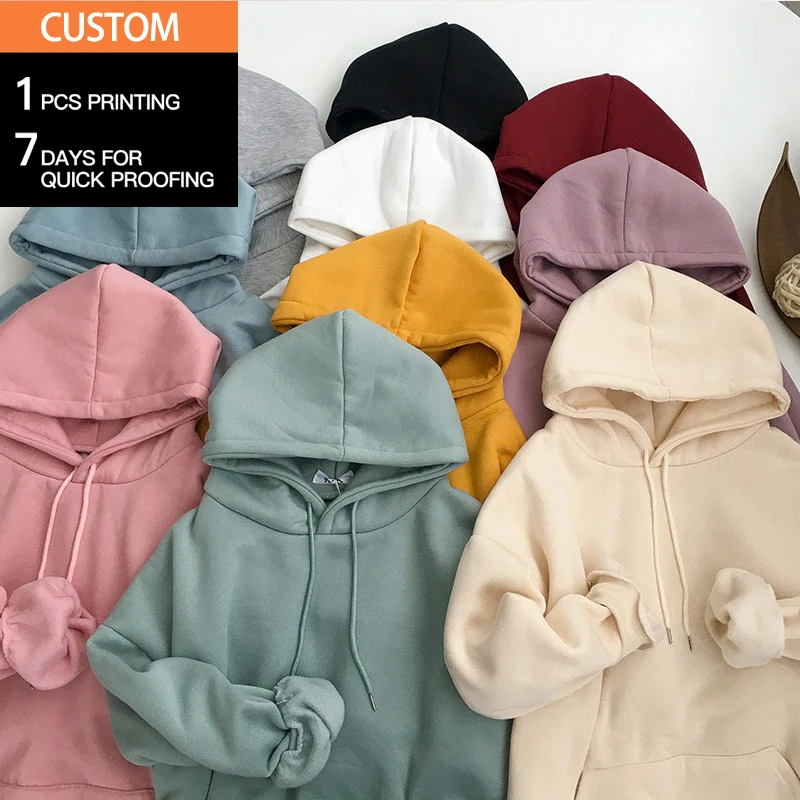 

2021 Ins Drawstring Top Custom Long Sleeve Winter Sweatshirt Casual Velvet Soft Tracksuit Pullover Men's Hoodies, As shown