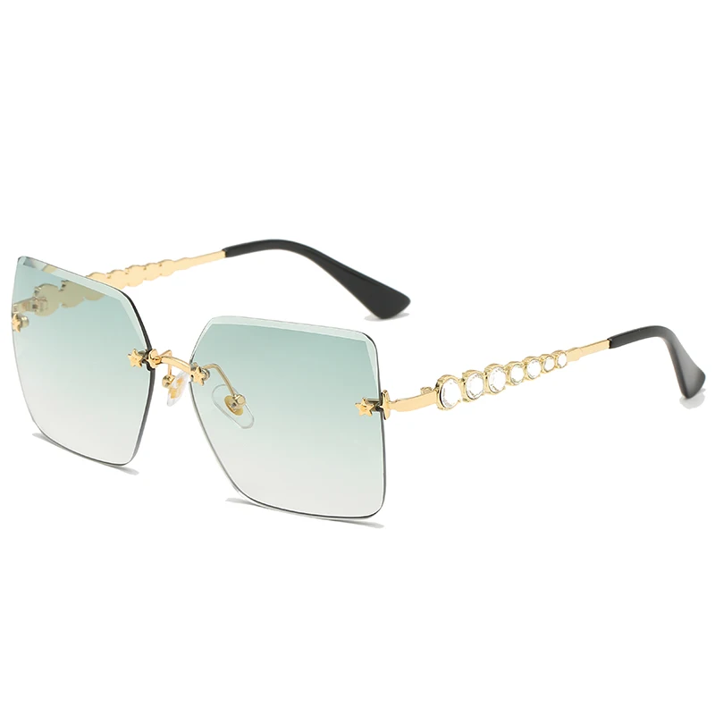 

Faral Sun Glasses Unique Metal Shield Designer Delicate Shades Unisex Novelty 2021 New Arrivals Fashionable Sunglasses At