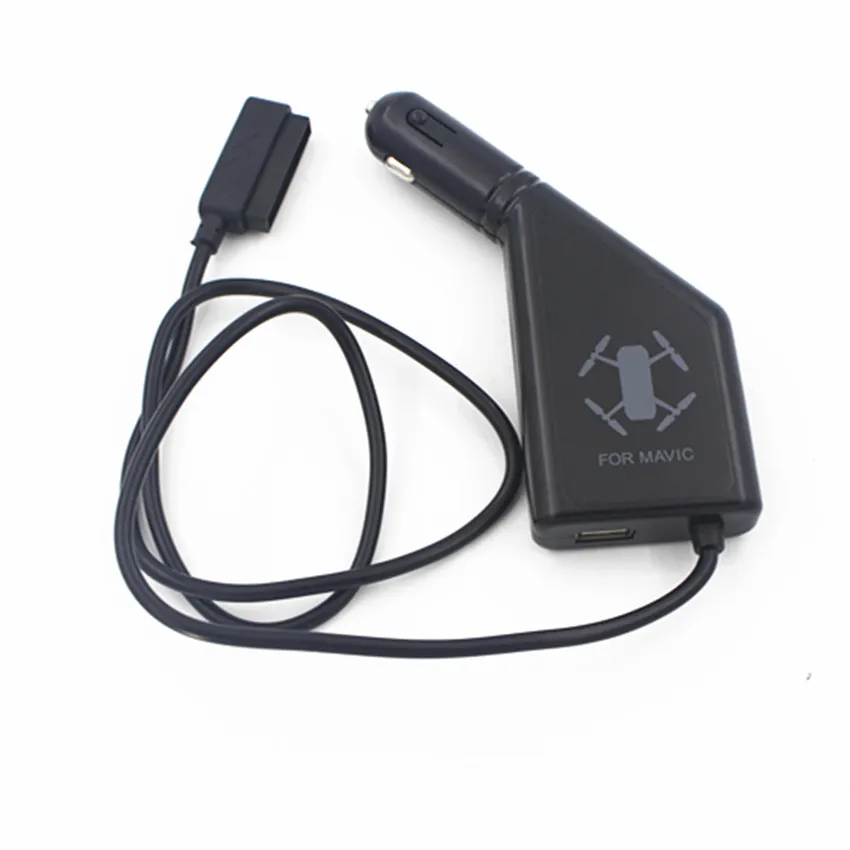 

2 in 1 Charger Mavic Pro Car Charger Battery Remote Control Car Outdoor Mavic Pro Charger with USB Port Drone Accessories