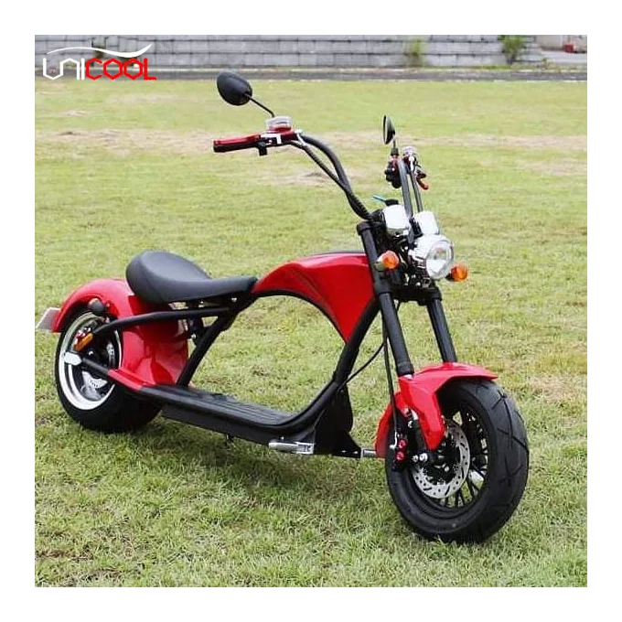 Unicool electric motorcicle/citycoco europe warehouse 1500w 2000w retro adult cheap best fast electric motorcycles with eec coc