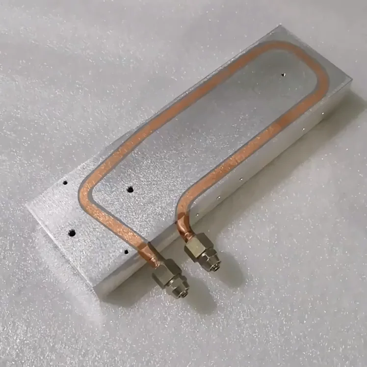 Embedded Cooper Tubes Liquid Cooling Plate Water Cooling Heat Sink