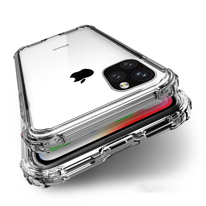 

TPU Gel Transparent Soft TPU Cases Full Shockproof Silicone case for iphone 12 Pro Max for iphone 11 12 13 accessories