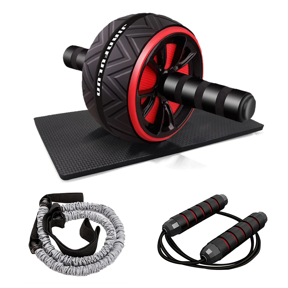 

Top Quality 3 in 1 combined Fitness Equipment AB Wheel Roller set