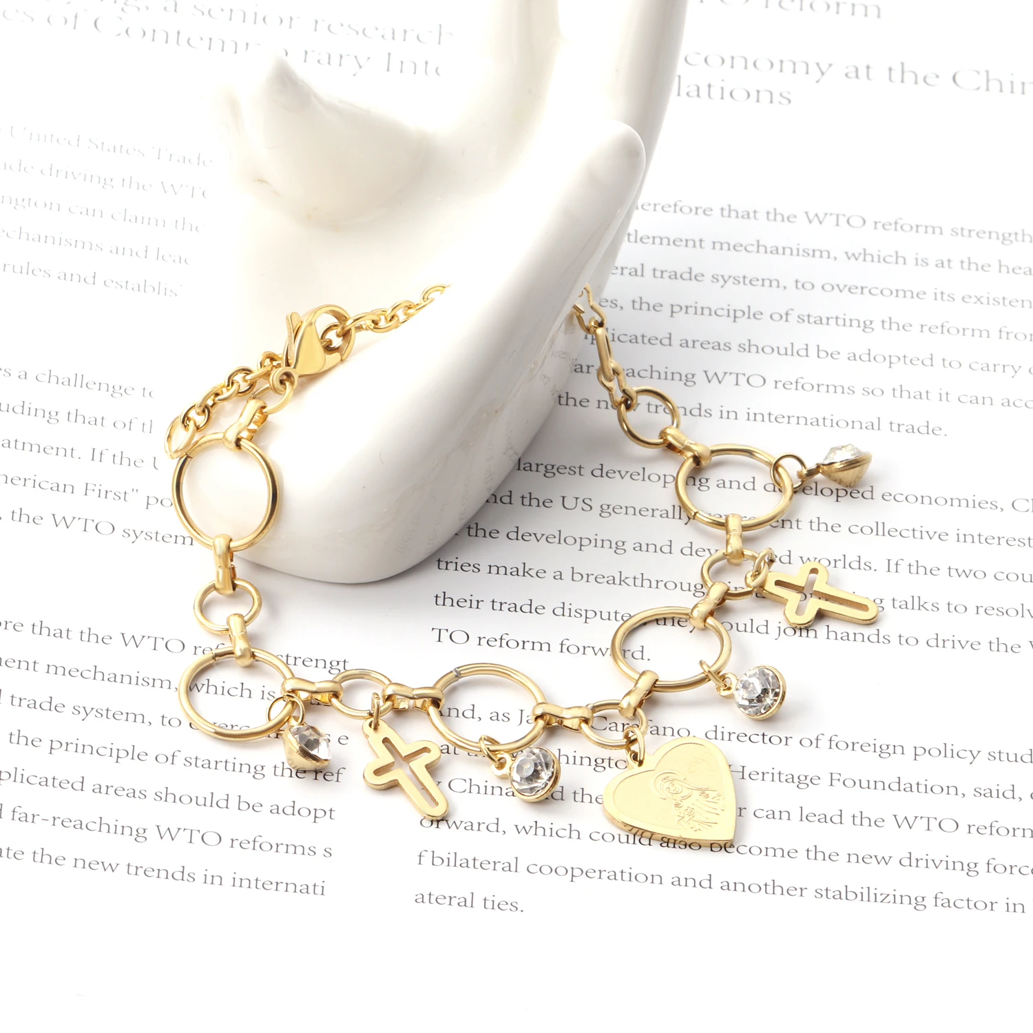 High Quality Bracelets Gold Pl