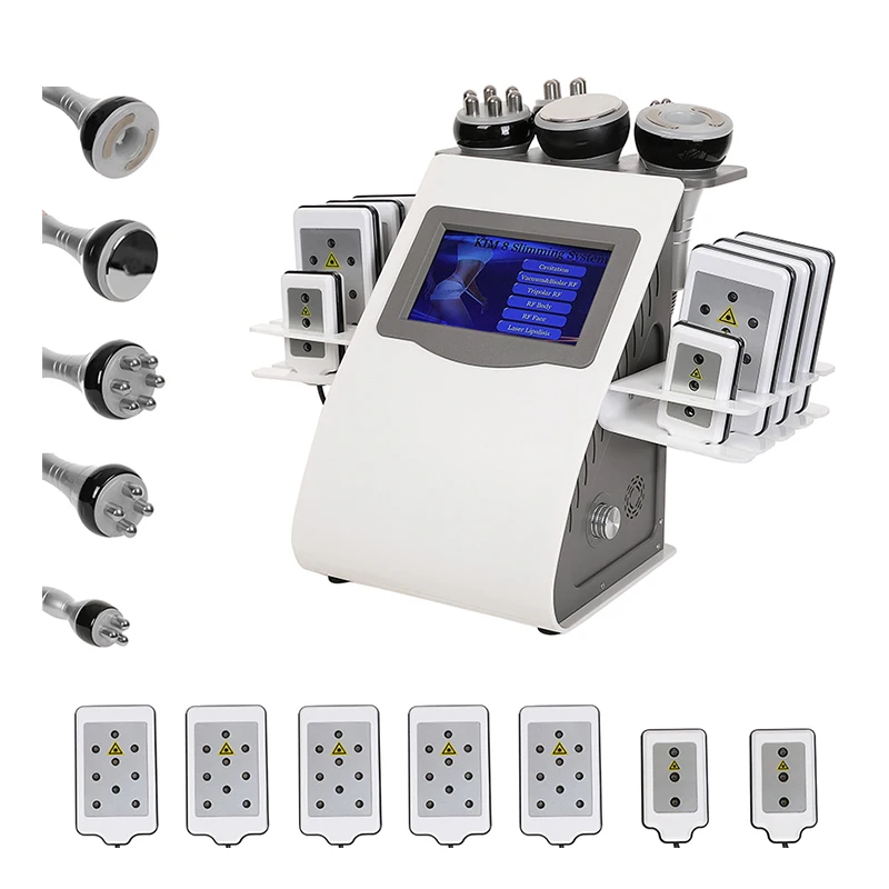 

China Factory Price Direct Sell 6 in 1 multifunction cavitation fat loss slimming beauty machine