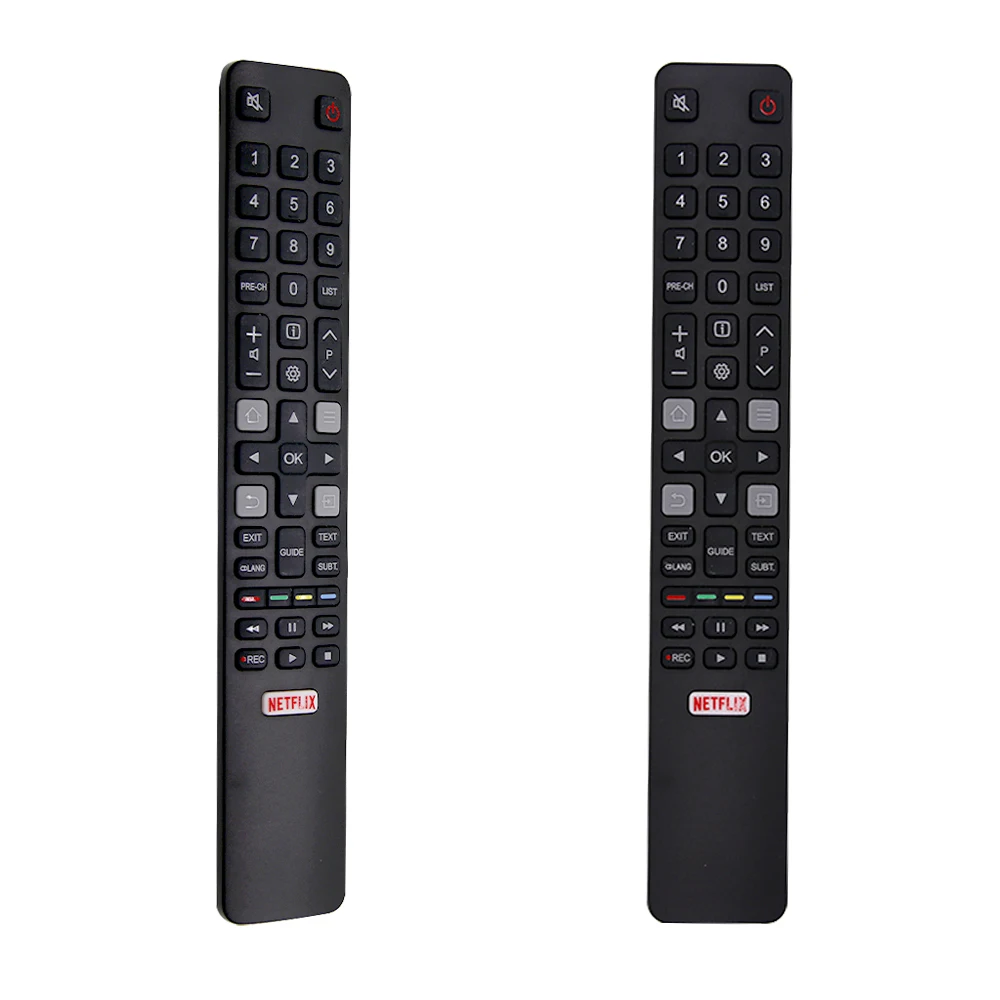 

New black customized tcl tv remote control RC802N smart tv remote fit for tcl remote control, Black color