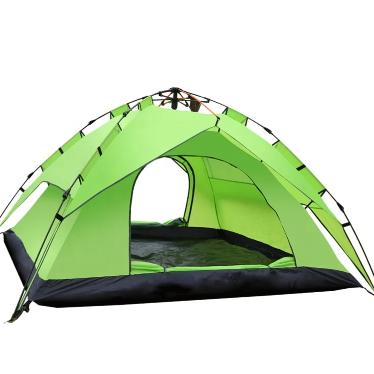 

Outdoor cheap family 2-4 Person Automatic Waterproof Camping Tent